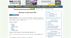 Desktop Screenshot of bookgoldmine.com